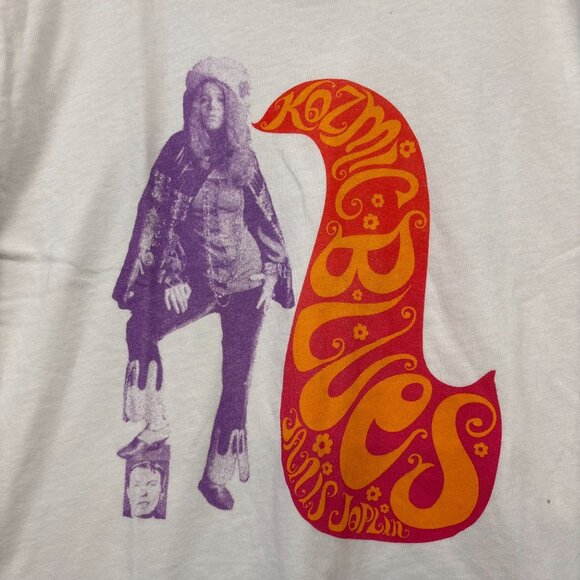 Kozmic Blues Janis Joplin Woodstock Blues Rockstar T-Shirt L - Picture 2 of 5